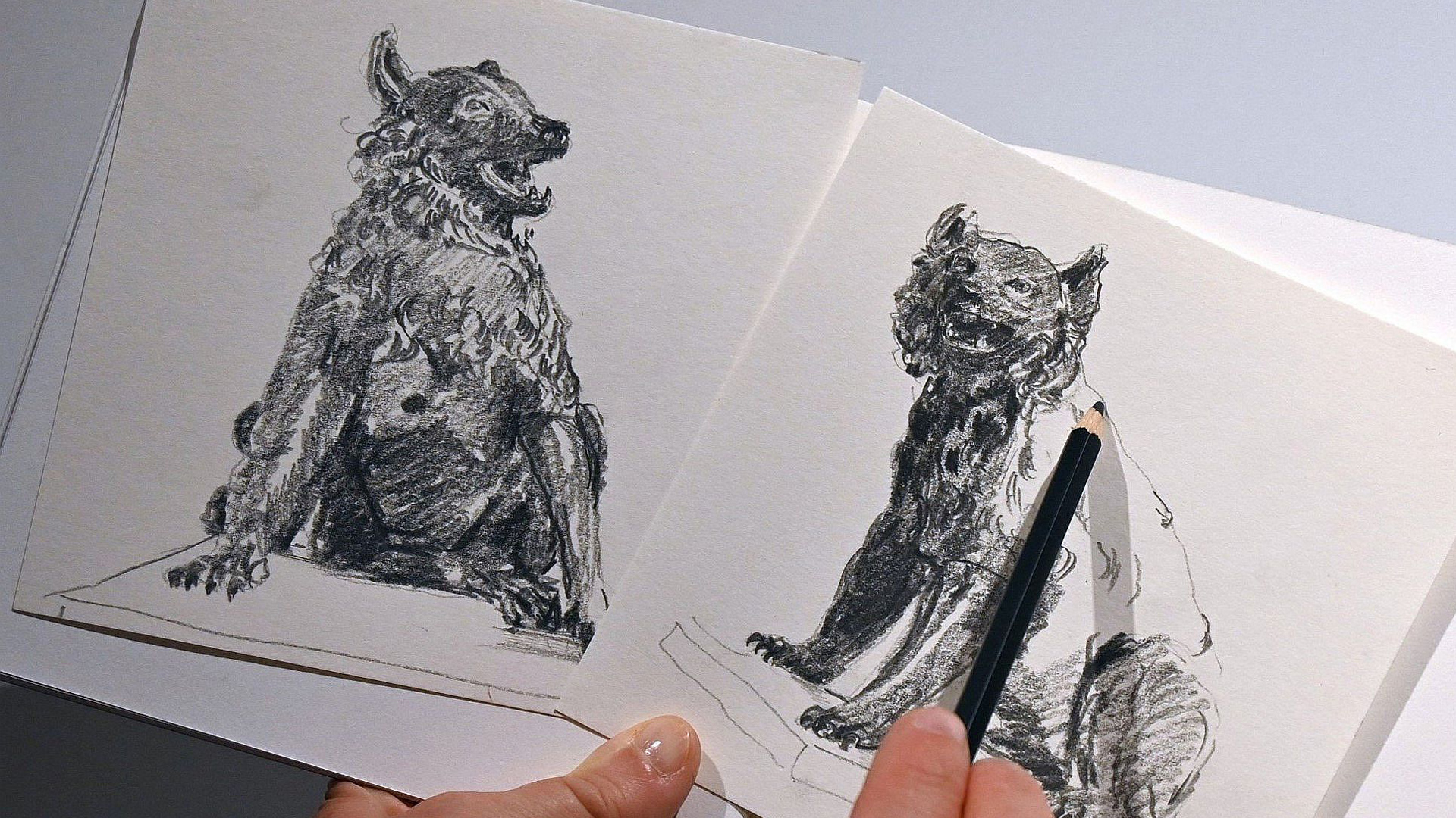 Chill Out-Drawing · Zeichnen im Museum